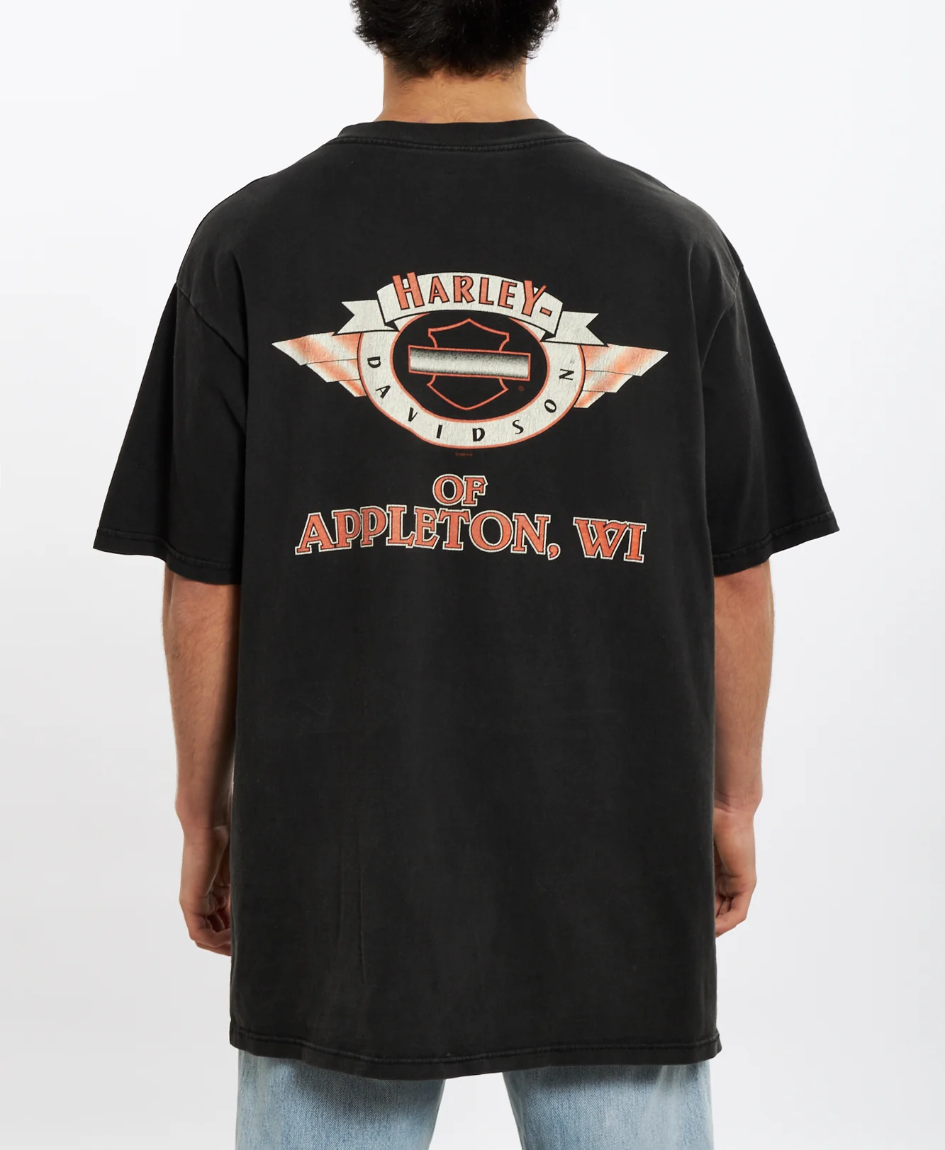 Vintage 90s Harley Davidson 'Appleton, Wisconsin' Tee <br>L - Image 2