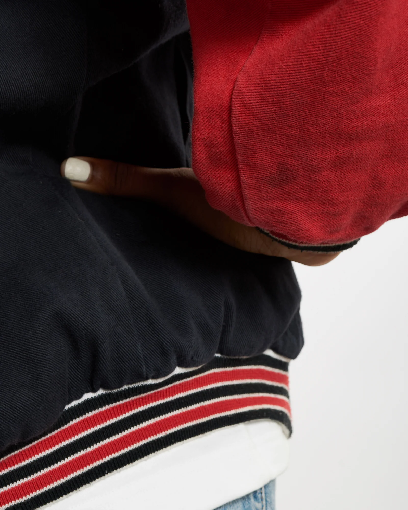Vintage 80s Adidas 'Baseball' Varsity Jacket <br>M - Image 5