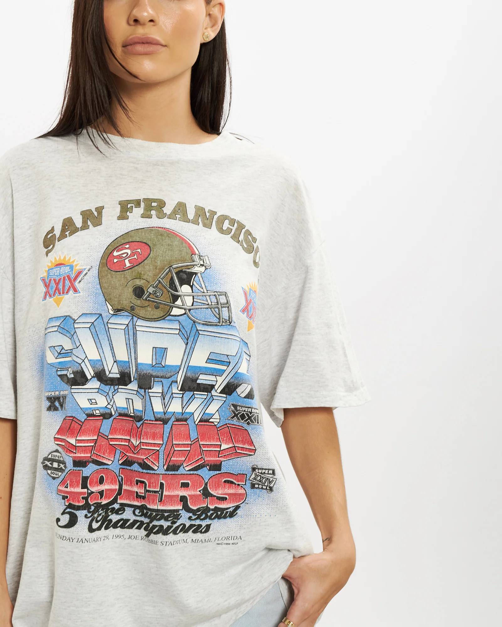 Vintage 1995 NFL San Francisco 49ers Tee <br>S - Image 2