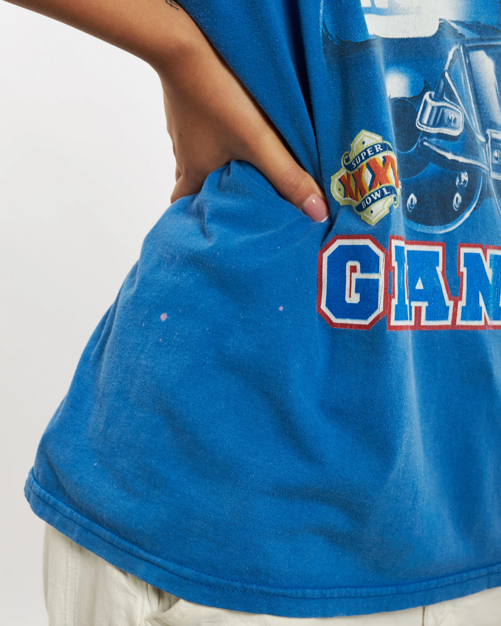 Vintage 90s NFL New York Giants Tee <br>M - Image 4