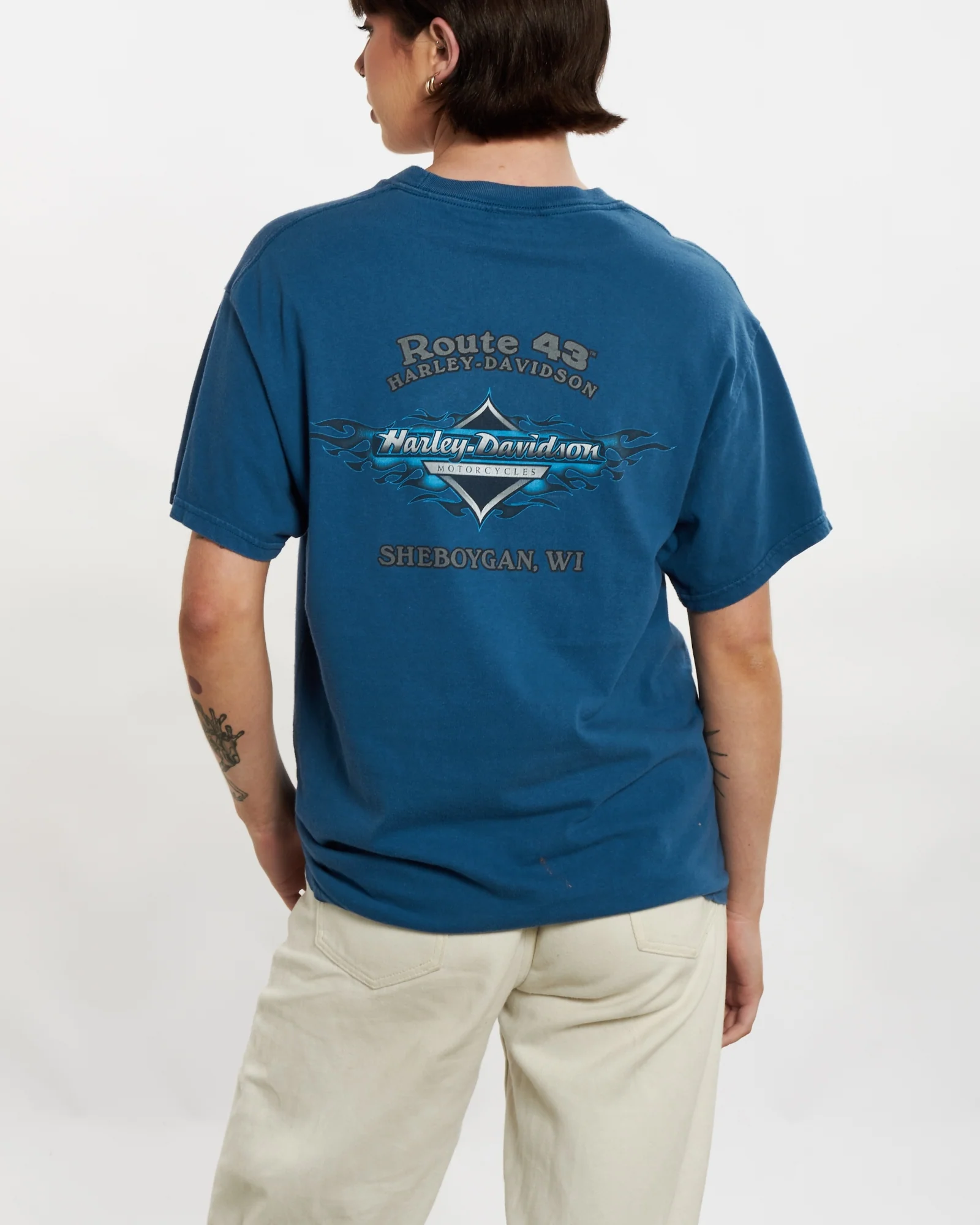 Vintage Harley Davidson Tee <br>M - Image 2