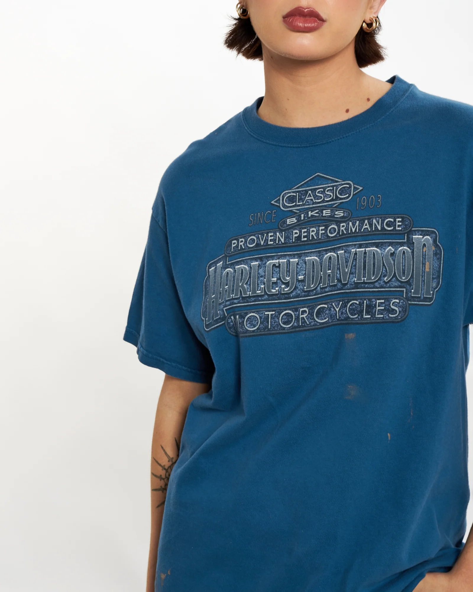Vintage Harley Davidson Tee <br>M - Image 3