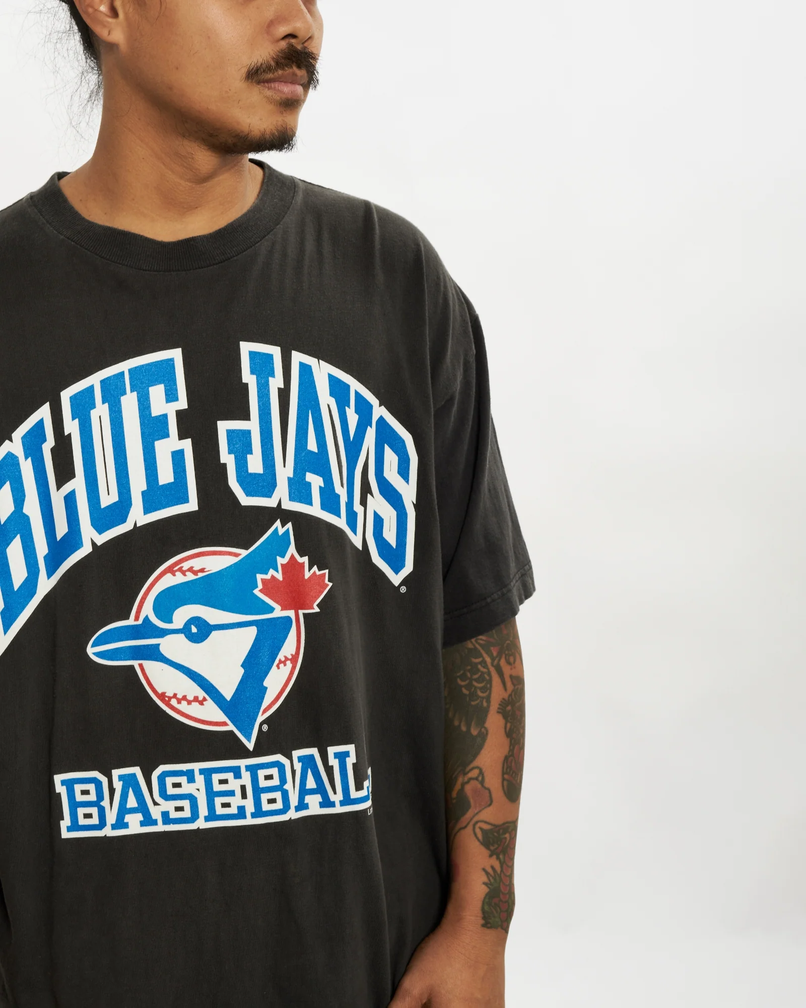 Vintage 90s MLB Toronto Blue Jays Tee <br>L - Image 2