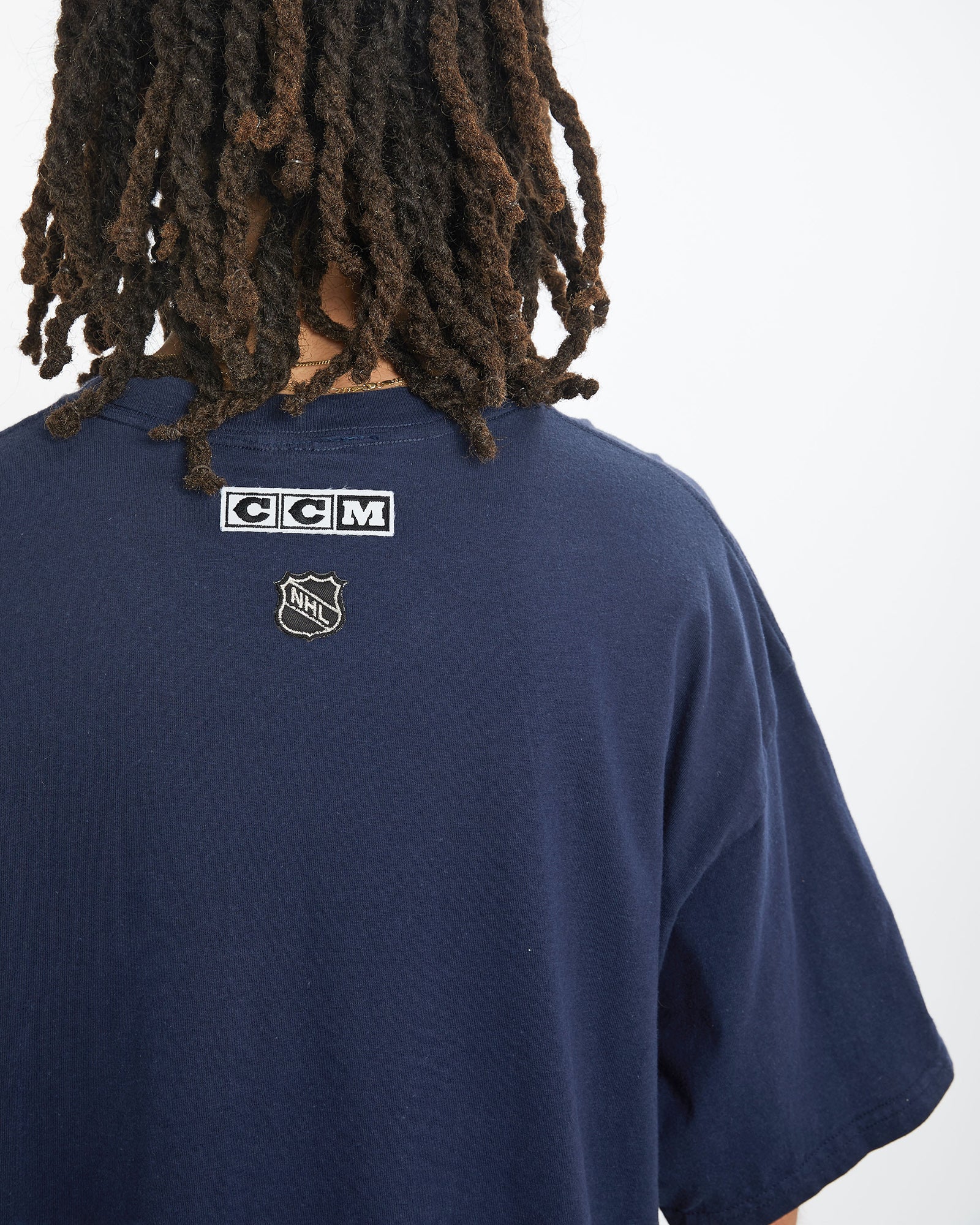 Vintage NHL Columbus Blue Jackets Tee <br>XL - Image 4
