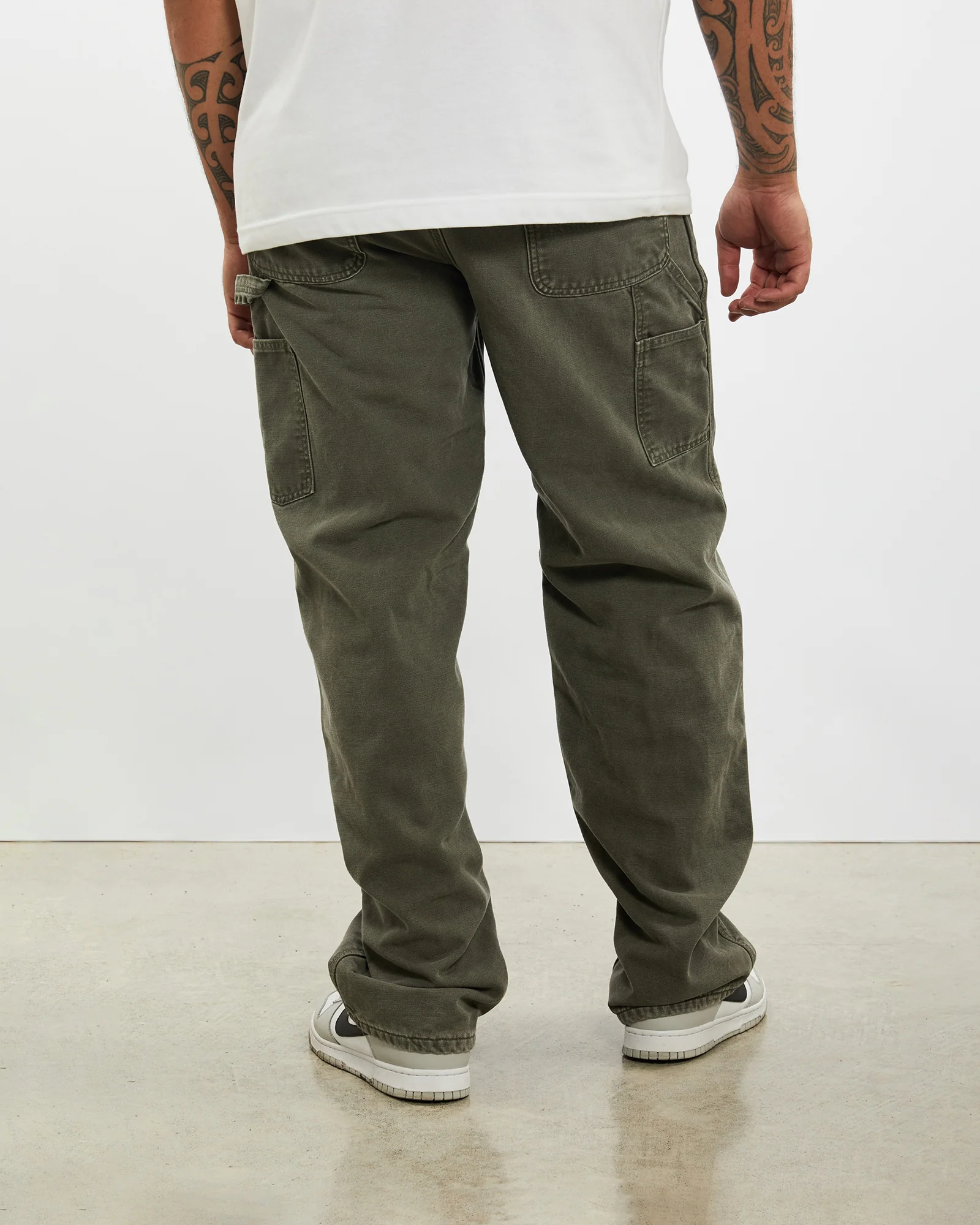 Vintage Carhartt 'Flannel Lined' Carpenter Pants <br>35" - Image 3