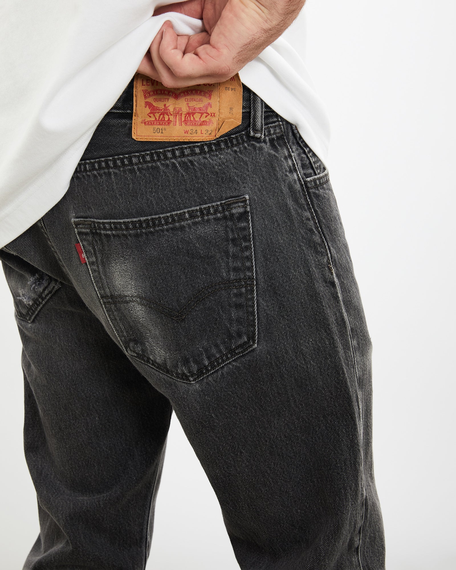 Vintage Levi's 501 Denim Jeans <br>34" - Image 4