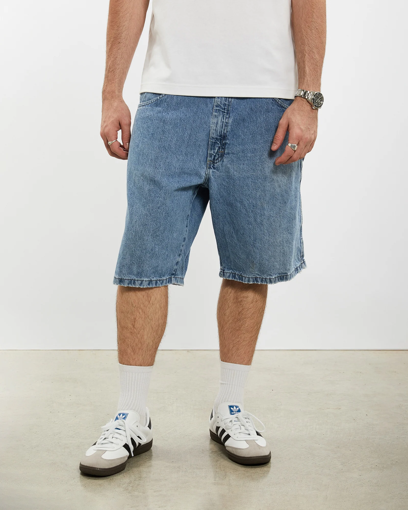 Vintage Wrangler Denim Carpenter Shorts <br>34"
