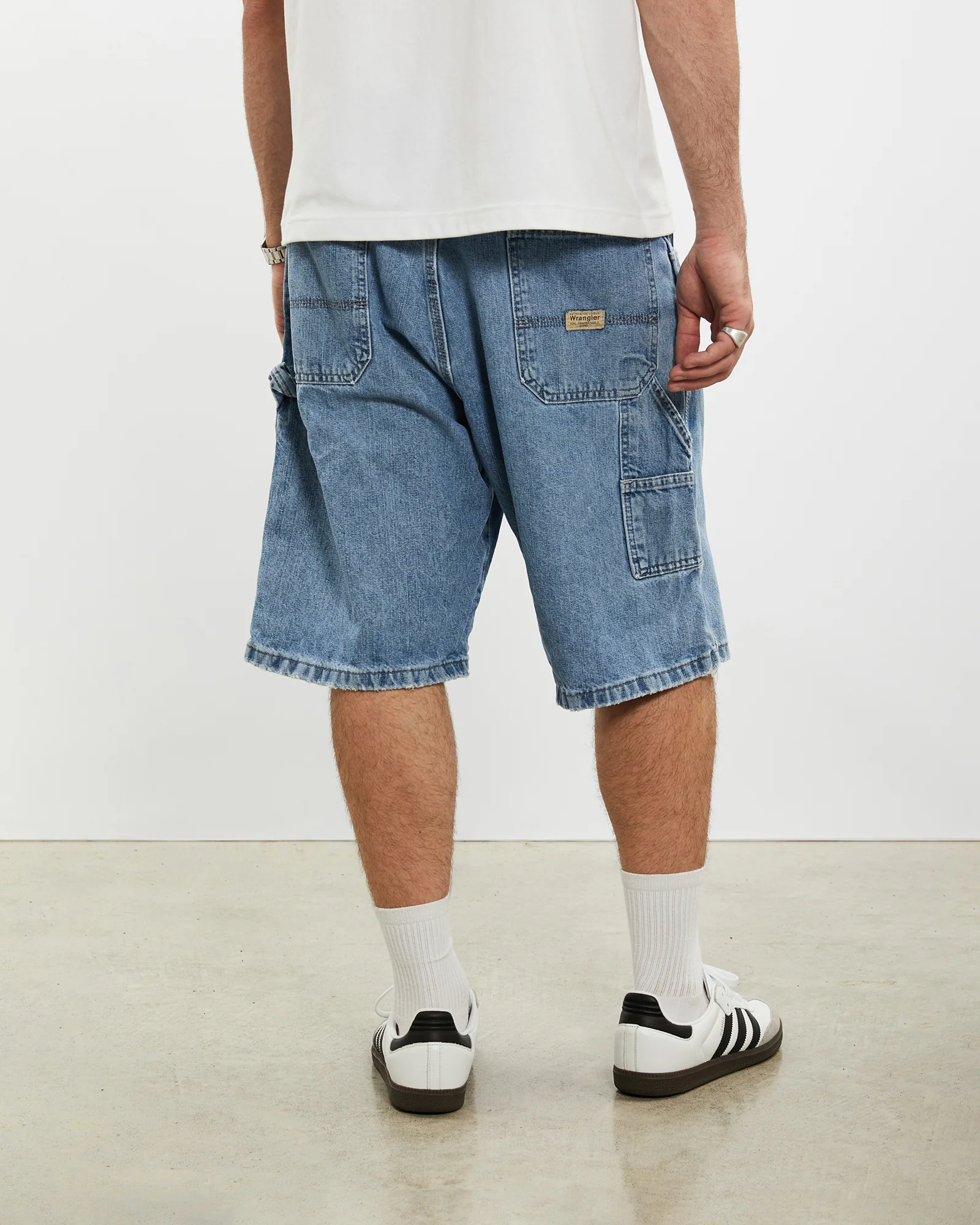 Vintage Wrangler Denim Carpenter Shorts <br>34" - Image 3